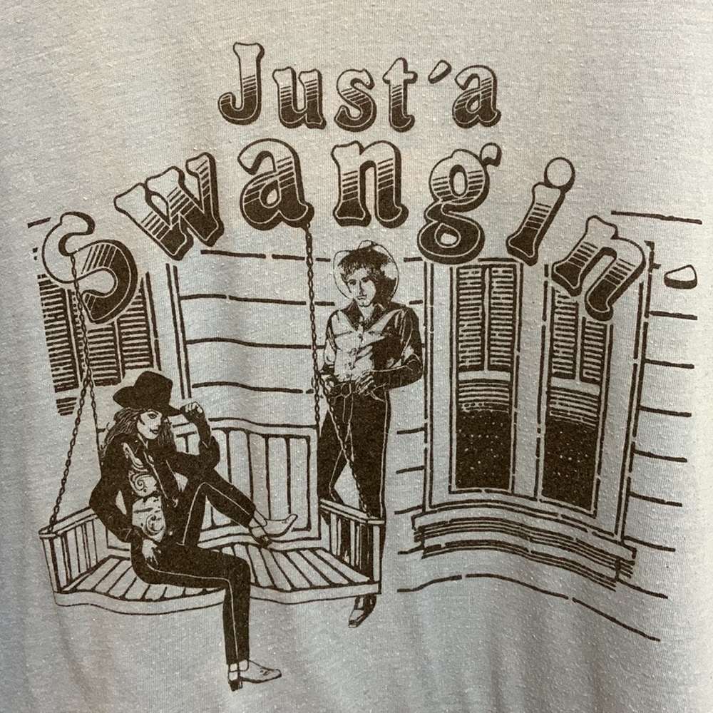 Vintage John Anderson Country Song Just a Swangjn XL Single Stitch